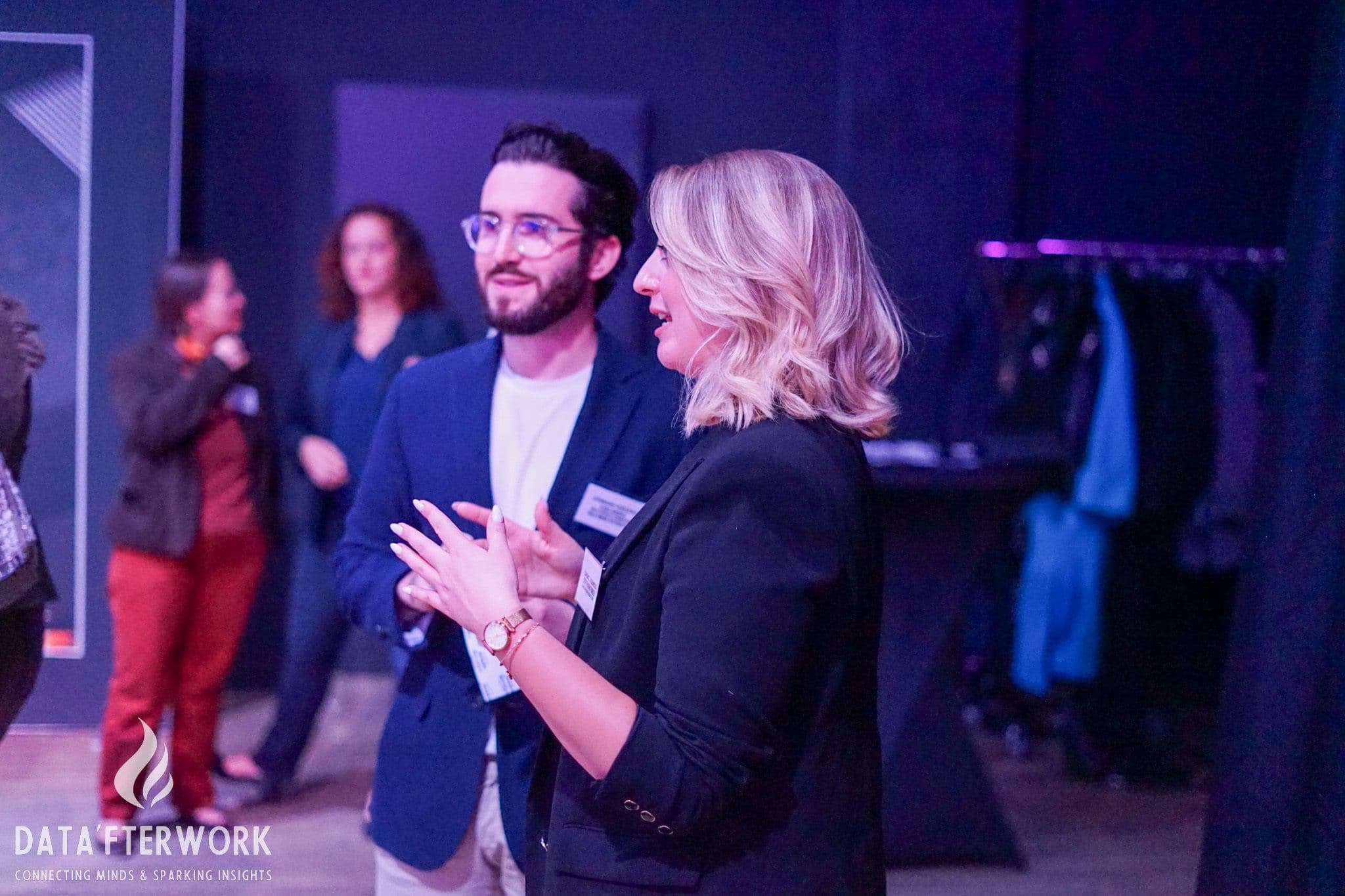 Candice with audience